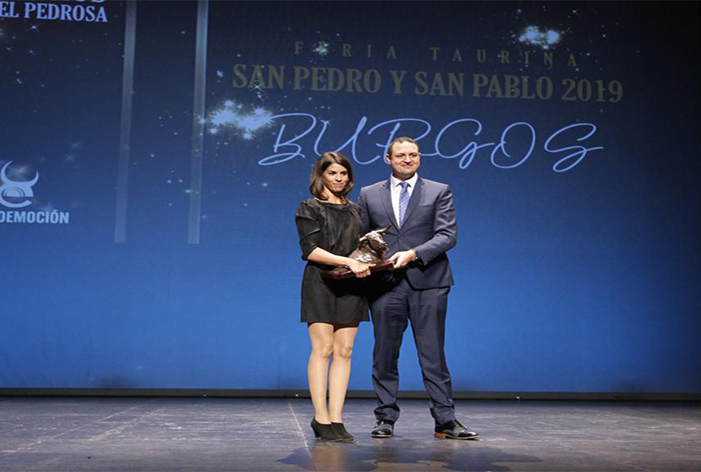 Léa Vicens, Mejor Rejoneador en Burgos